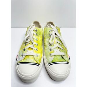 Pro Keds Sneakers Mens Size 9US Green Yellow Athletic Lace Up Low Top Shoes‎